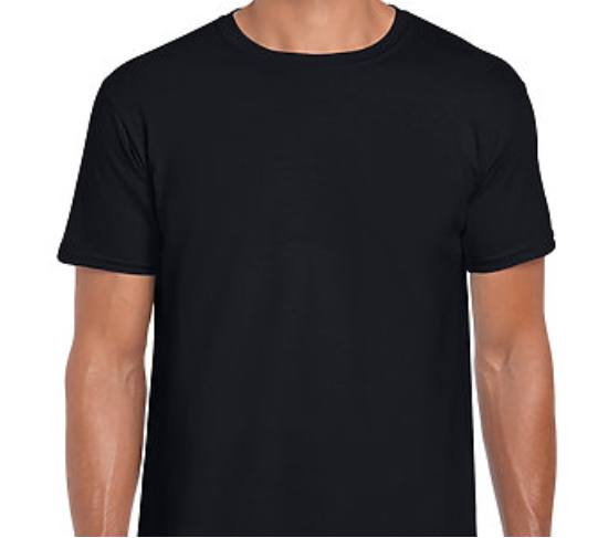 Gildan Black Blank T-shirt