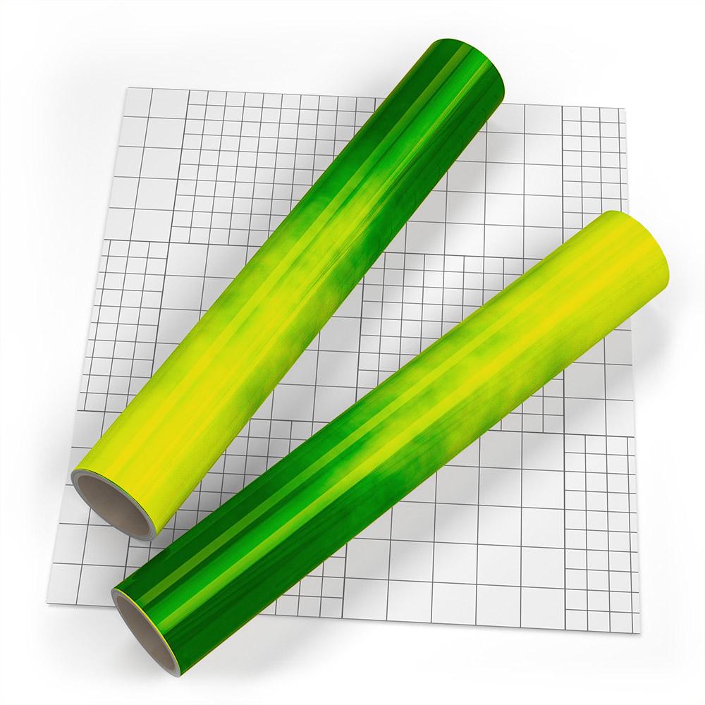 Color Changing Adhesive Vinyl Cold Yellow 2 Green