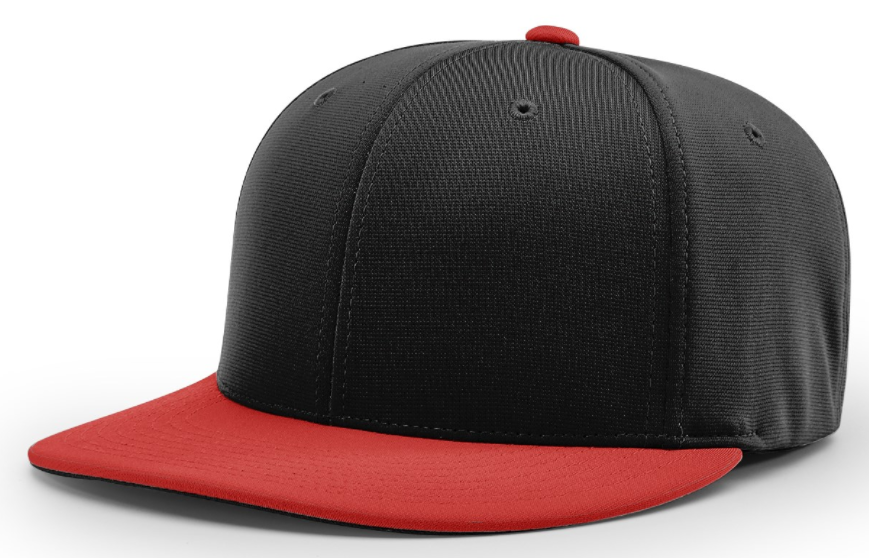 Richardson R-Flex Custom Baseball Cap-Combination BLACK/RED (Special Order)