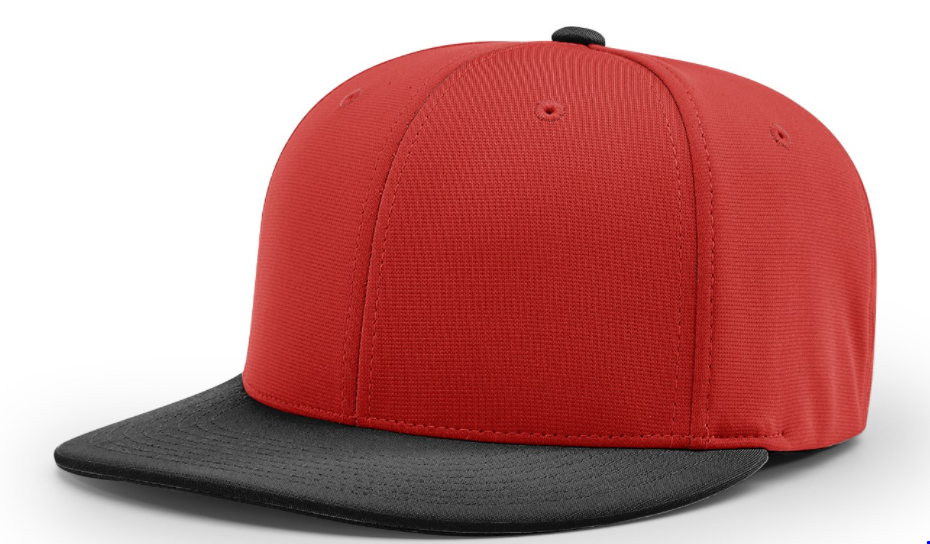 Richardson R-Flex Custom Baseball Cap-Combination RED/BLACK (Special Order)