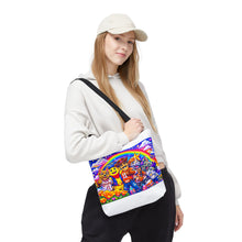 Load image into Gallery viewer, Colorful Mascot Rainbow Tote Bag — El Paso Mascots Edition in that style we all used to love wink wink
