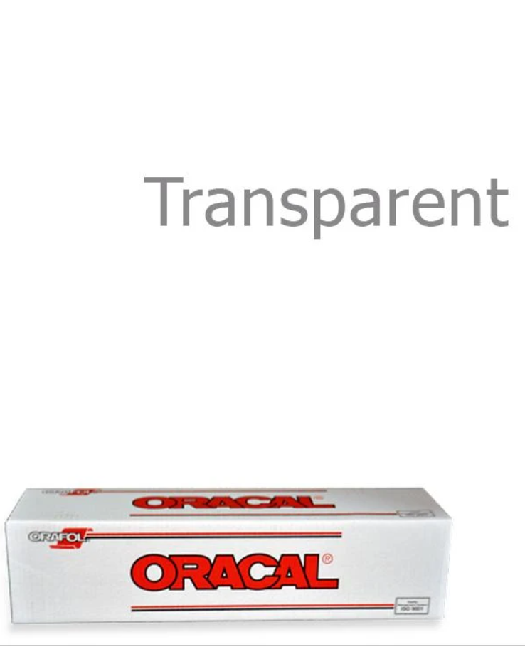 Oracal 651 Adhesive Vinyl Transparent